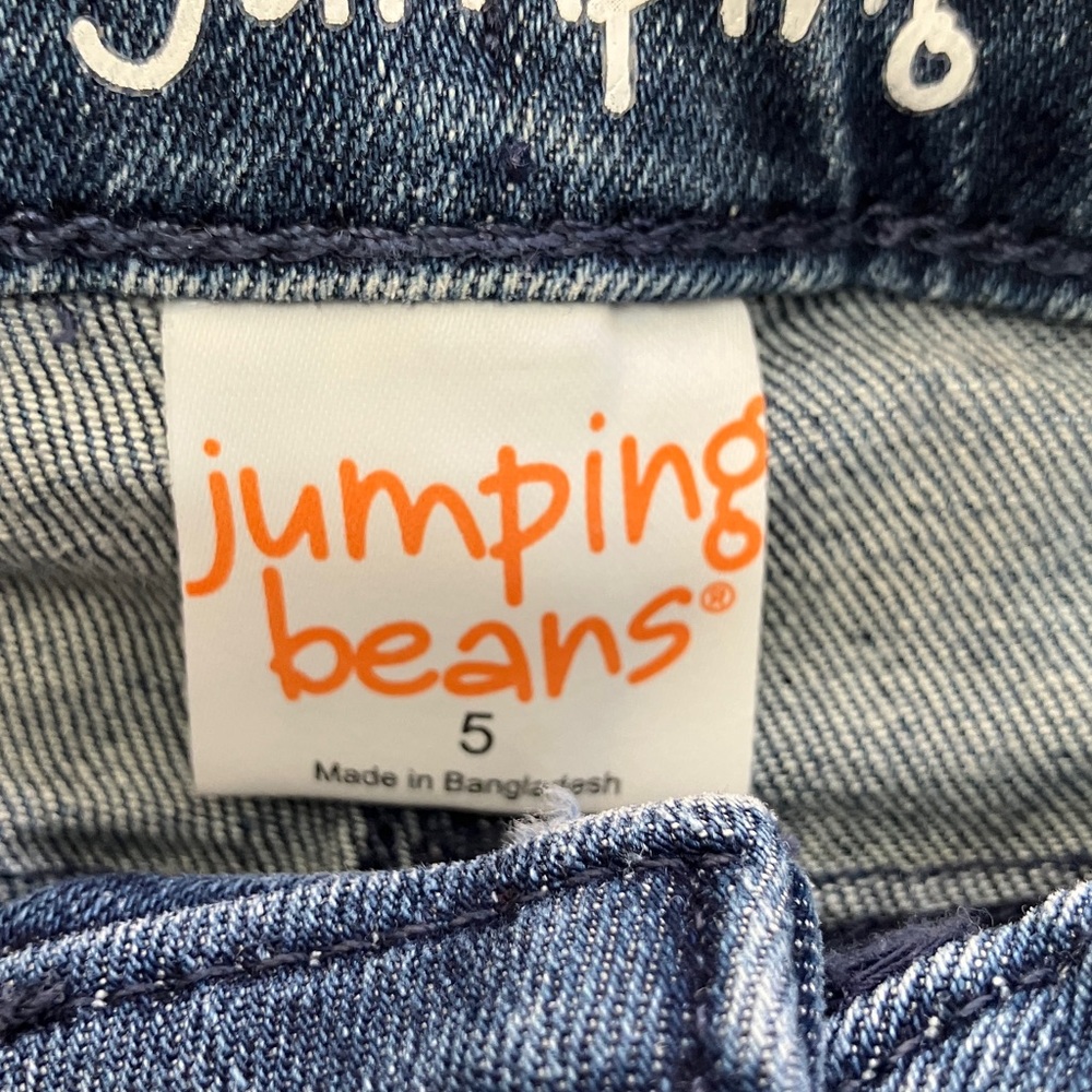 Jumping Beans Blue Denim Shorts Set size 5‎ - Picture 2 of 5